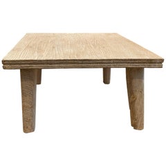 Andrianna Shamaris St. Barts Teak Wood Side Table or Stool