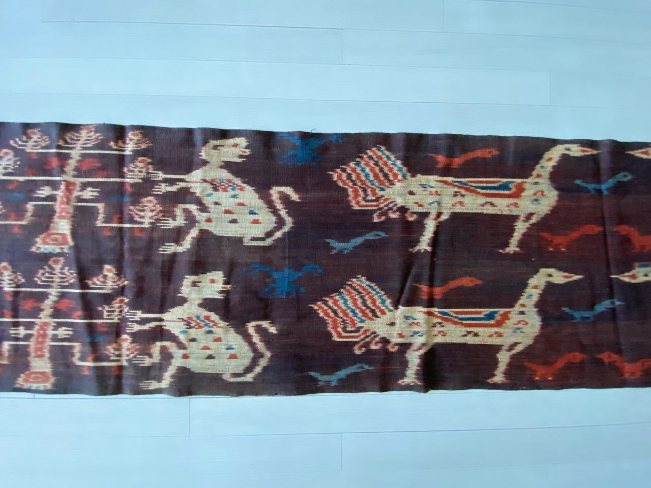 Andrianna Shamaris Super Rare Long Ikat From Sumba For Sale 3