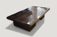 Andrianna Shamaris Super Smooth Petrified Wood Coffee Table