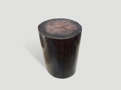 Andrianna Shamaris Super Smooth Beistelltisch oder Sockel aus versteinertem Holz