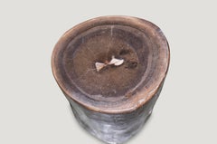 Andrianna Shamaris Super Smooth Petrified Wood Side Table or Stool