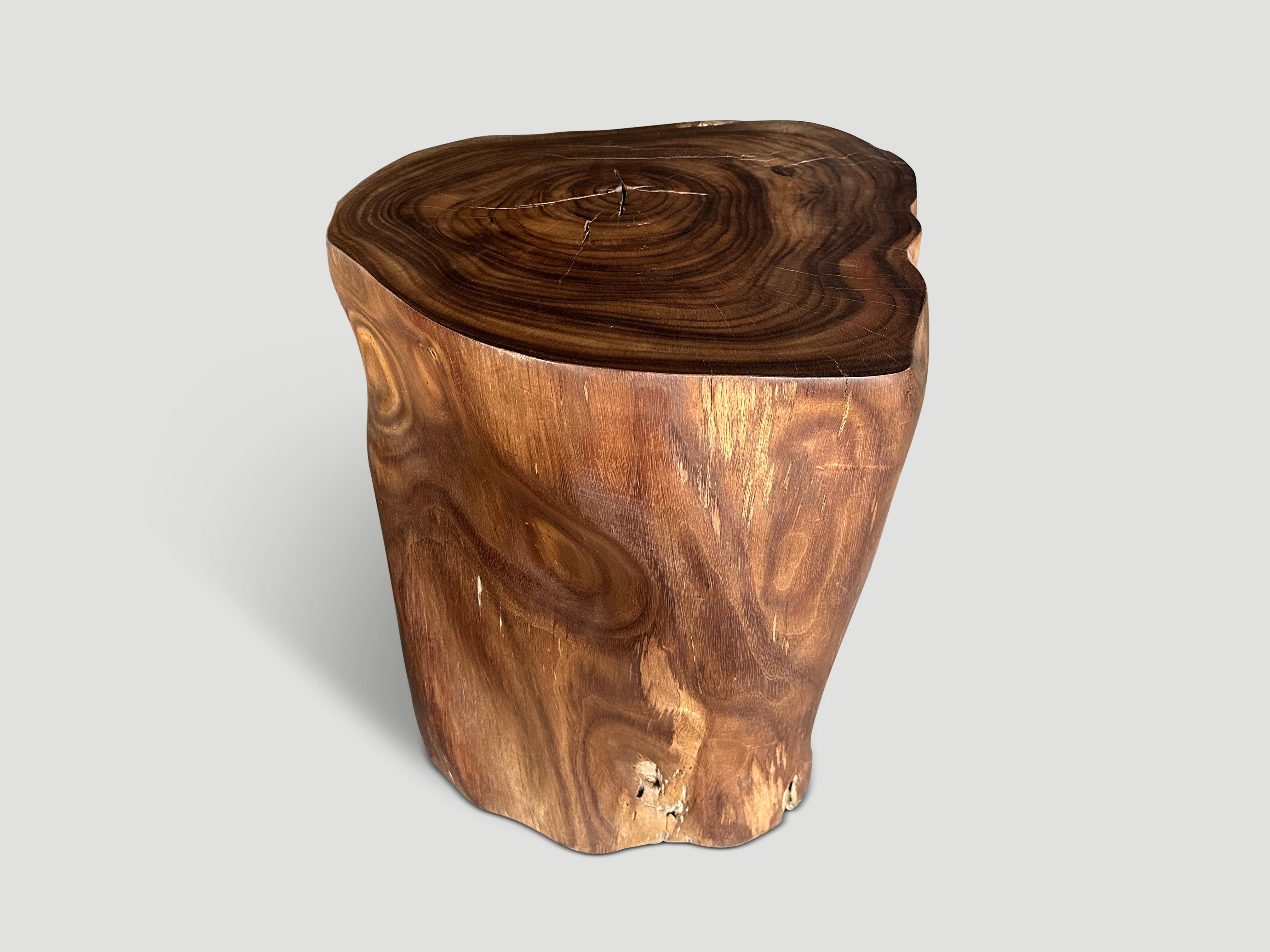 Andrianna Shamaris Grand guéridon ou table d'appoint en palissandre ancien Excellent état - En vente à New York, NY