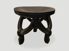 Andrianna Shamaris Tanzanian Antique Sculptural Side Table or Stool