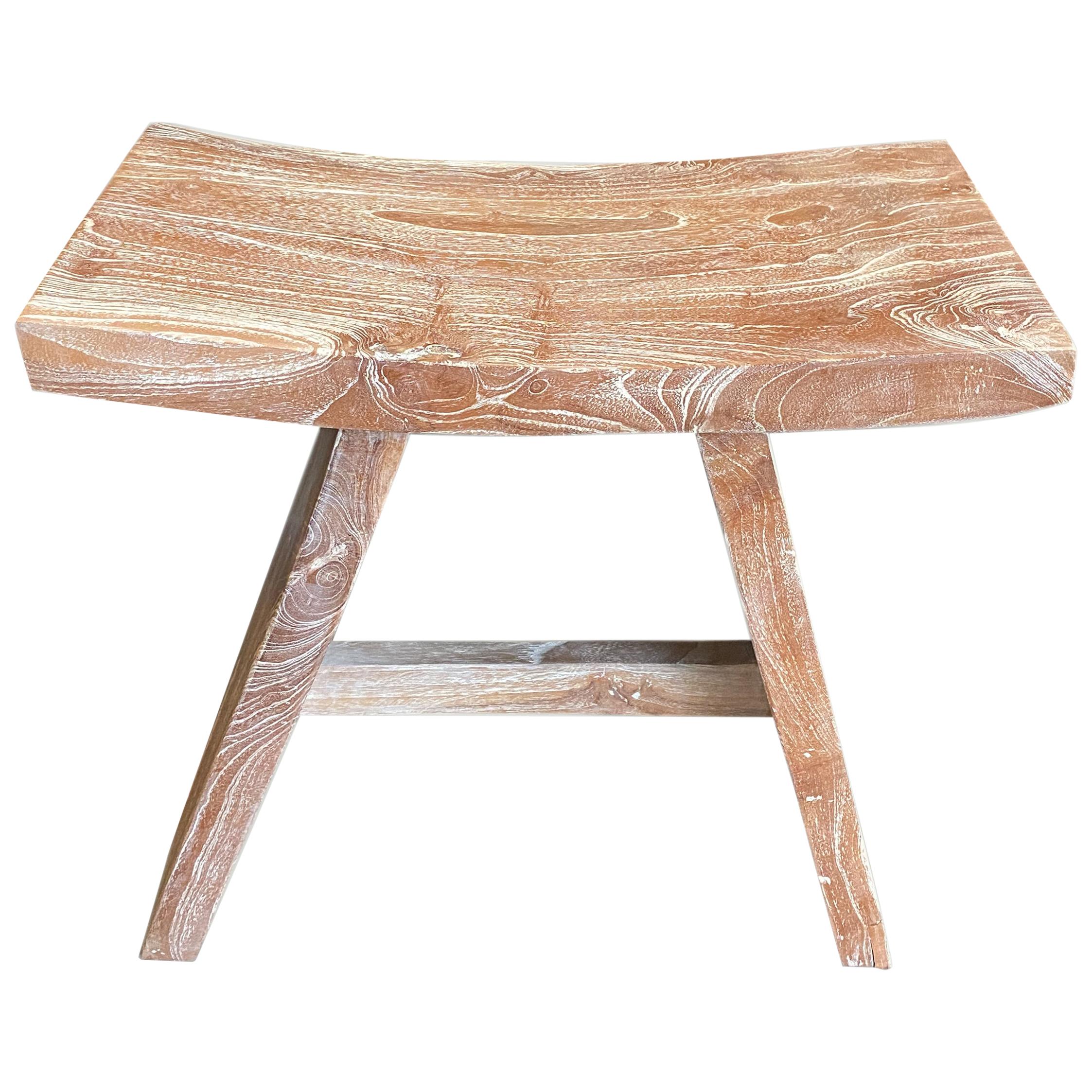 Andrianna Shamaris Teak Wood 'A' Bench