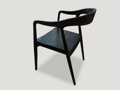 Andrianna Shamaris The Curve Teak Wood Chair