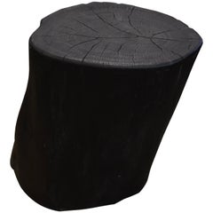 Andrianna Shamaris Triple Burnt Teak Wood Cube