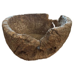 Andrianna Shamaris Wabi Sabi Burl Wood Antique Bowl