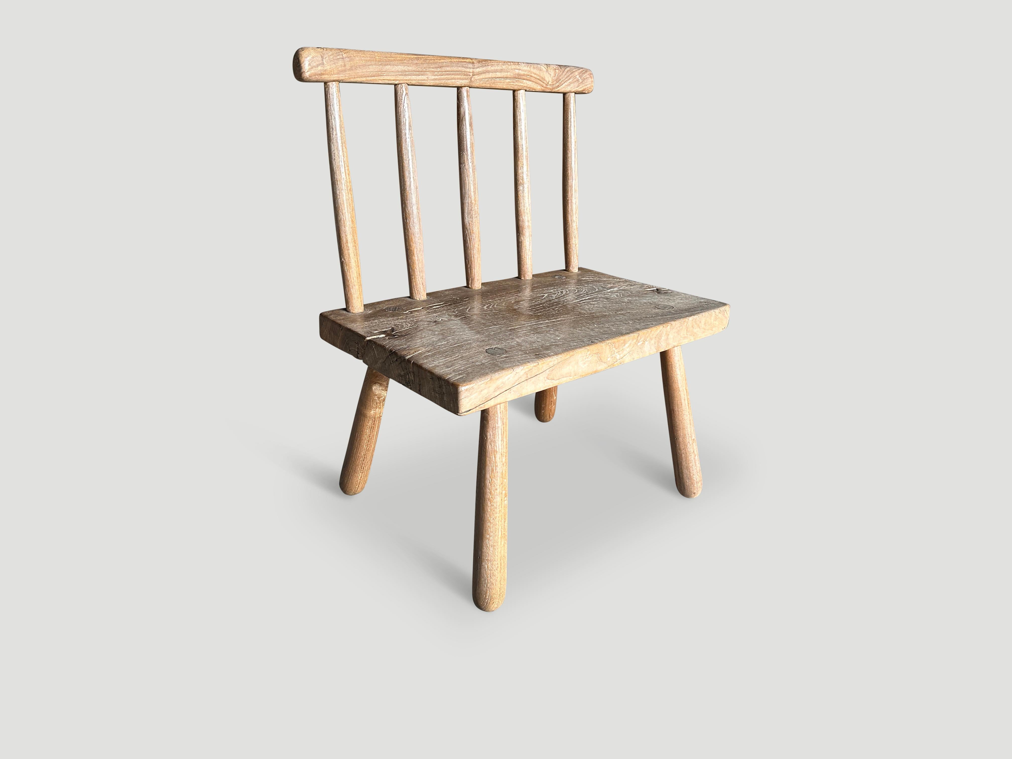 Mid-Century Modern Andrianna Shamaris Wabi Sabi Chair or Side Table For Sale