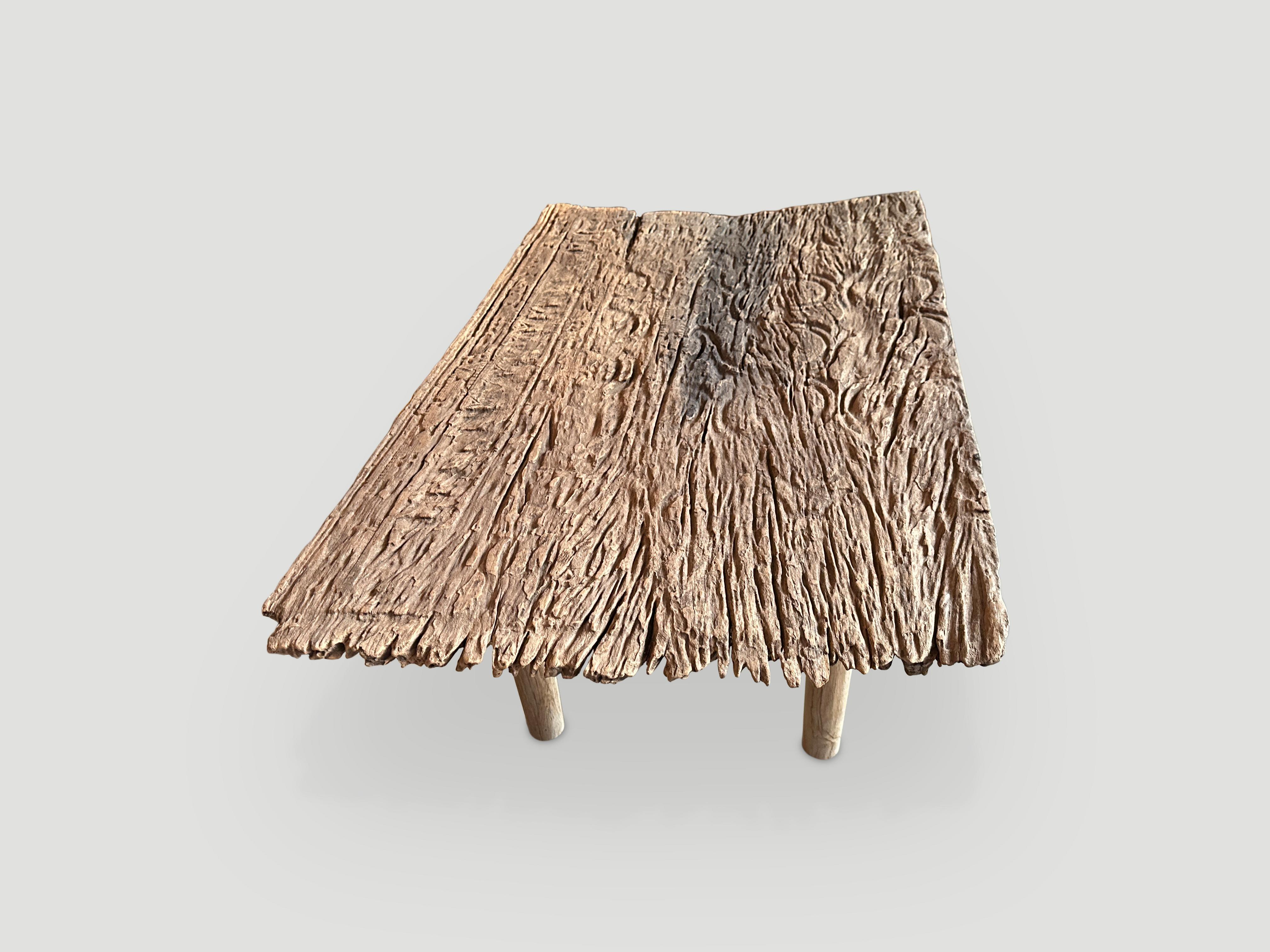 Tribal Andrianna Shamaris Wabi Sabi Coffee Table For Sale