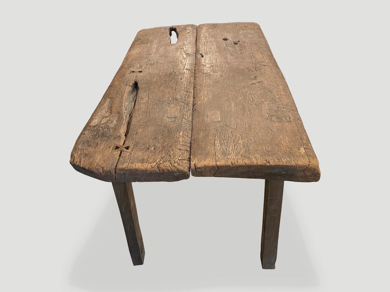 Andrianna Shamaris Wabi Sabi Console or Side Table In Excellent Condition For Sale In New York, NY