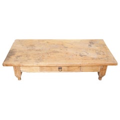 Andrianna Shamaris Wabi Sabi Natural Teak Wood Coffee Table