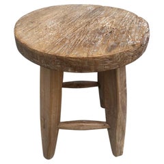 Andrianna Shamaris Wabi Sabi Round Side Table or Stool