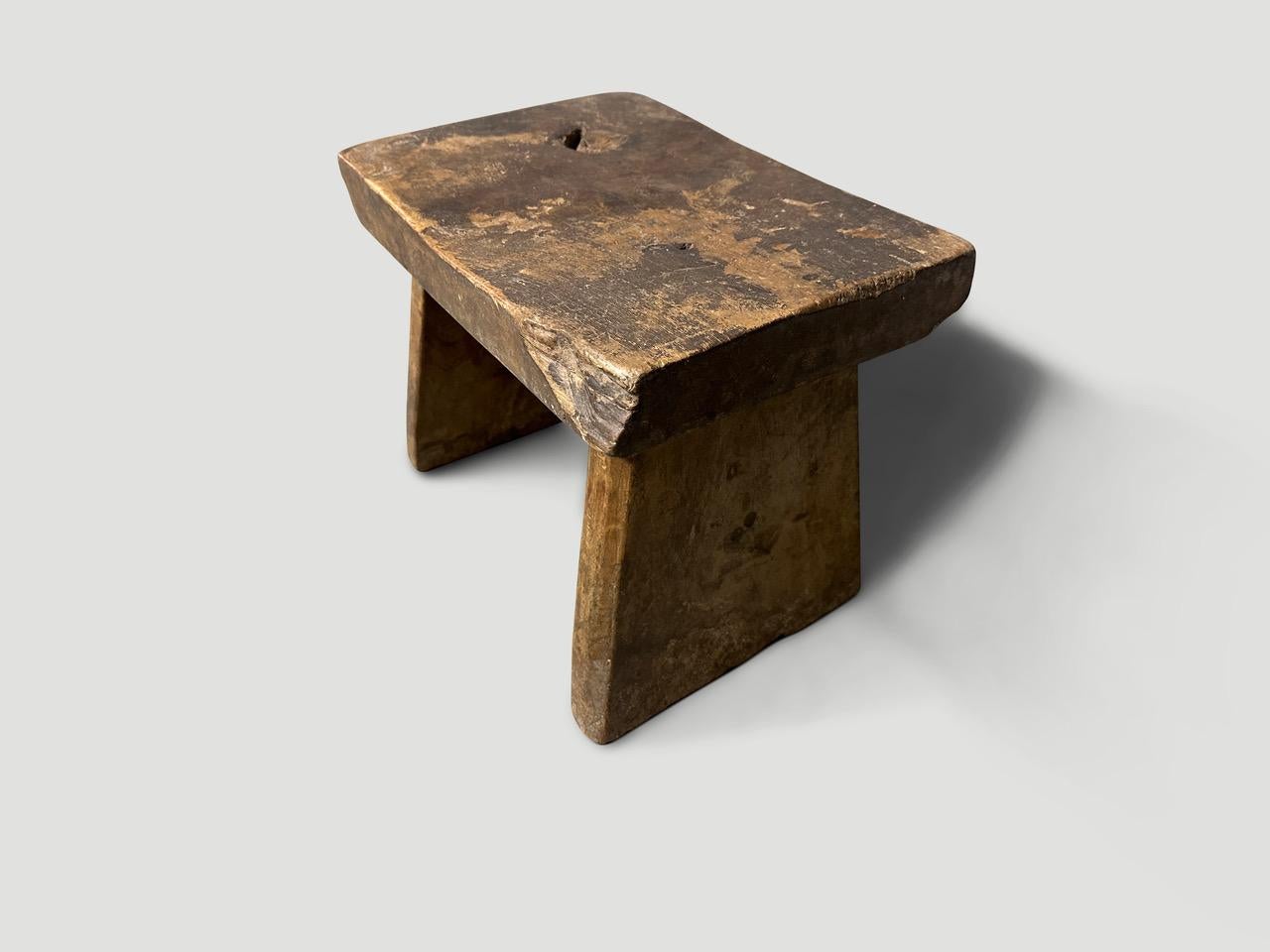 Andrianna Shamaris Wabi Sabi Side Table or Stool In Excellent Condition For Sale In New York, NY
