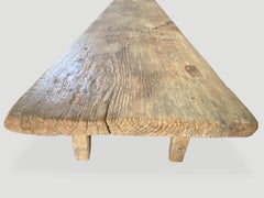 Andrianna Shamaris Wabi Sabi Teak Wood Bench