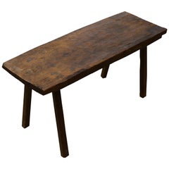 Andrianna Shamaris Wabi Sabi Teak Wood Bench