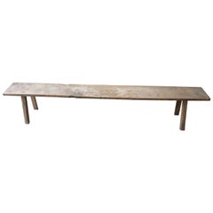 Andrianna Shamaris Wabi Sabi Teak Wood Bench