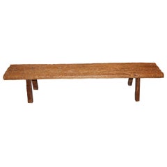 Andrianna Shamaris Wabi Sabi Teak Wood Bench