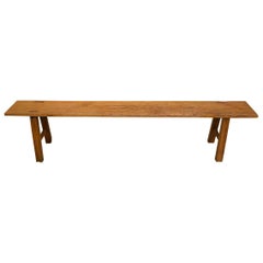 Andrianna Shamaris Wabi Sabi Teak Wood Bench or Shelf