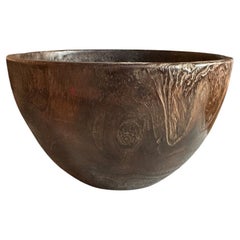 Antique Andrianna Shamaris Wabi Sabi Teak Wood Bowl