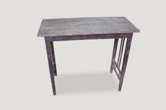 Andrianna Shamaris Wabi-Sabi Teak Wood Console Table