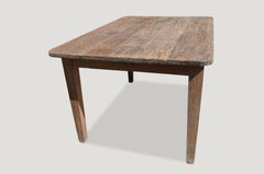 Andrianna Shamaris Wabi Sabi Teak Wood Dining Table or Desk