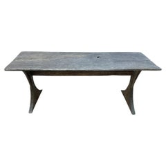 Andrianna Shamaris Wabi Sabi Teak Wood Table