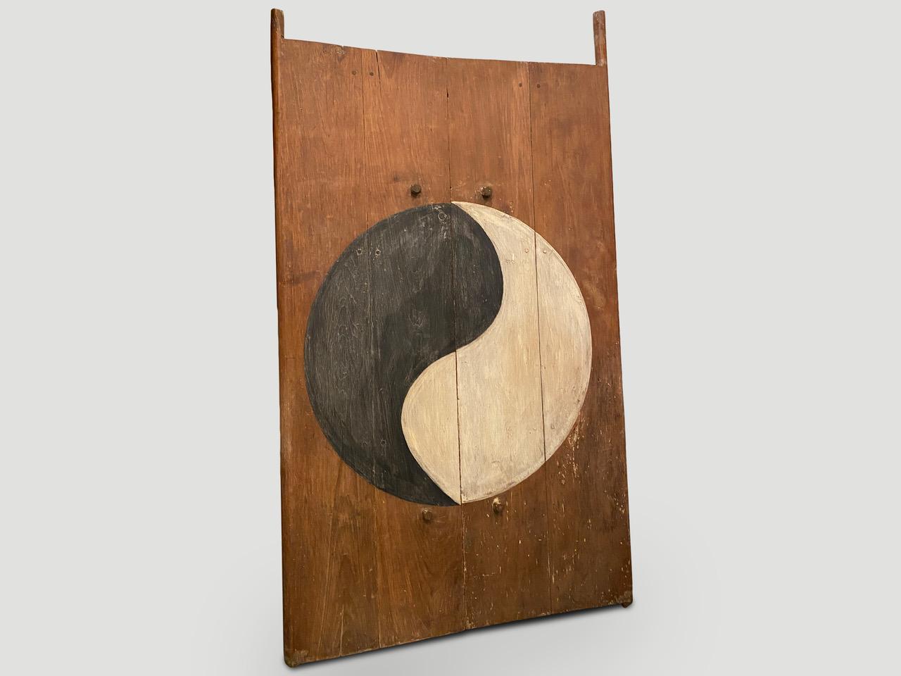Andrianna Shamaris Yin and Yang Antique Door For Sale 5