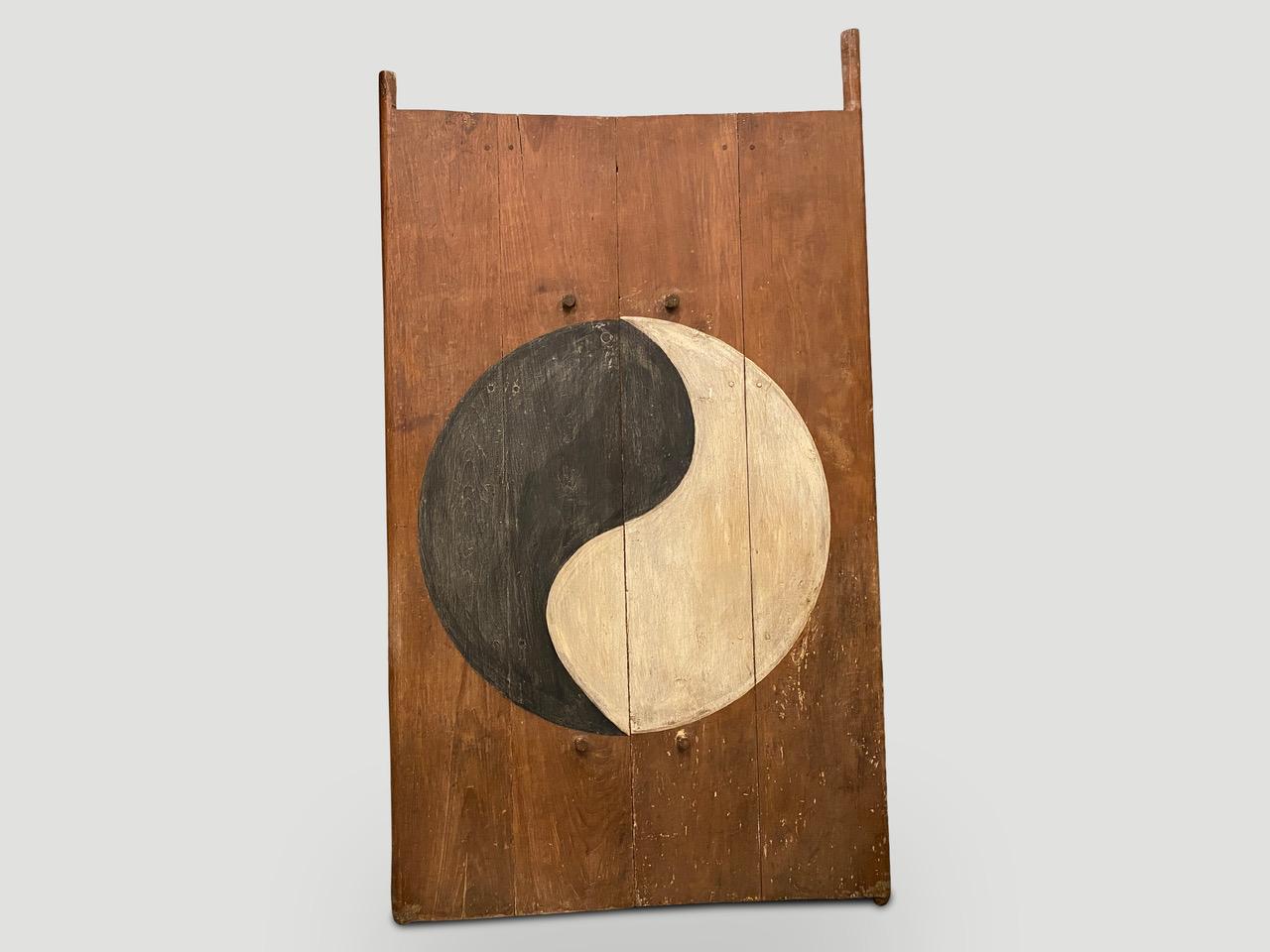Andrianna Shamaris Yin and Yang Antique Door For Sale 3