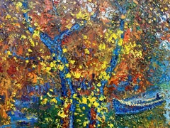 « Automne à Vylkove », Ukraine. Vylkove, peinture, huile sur toile