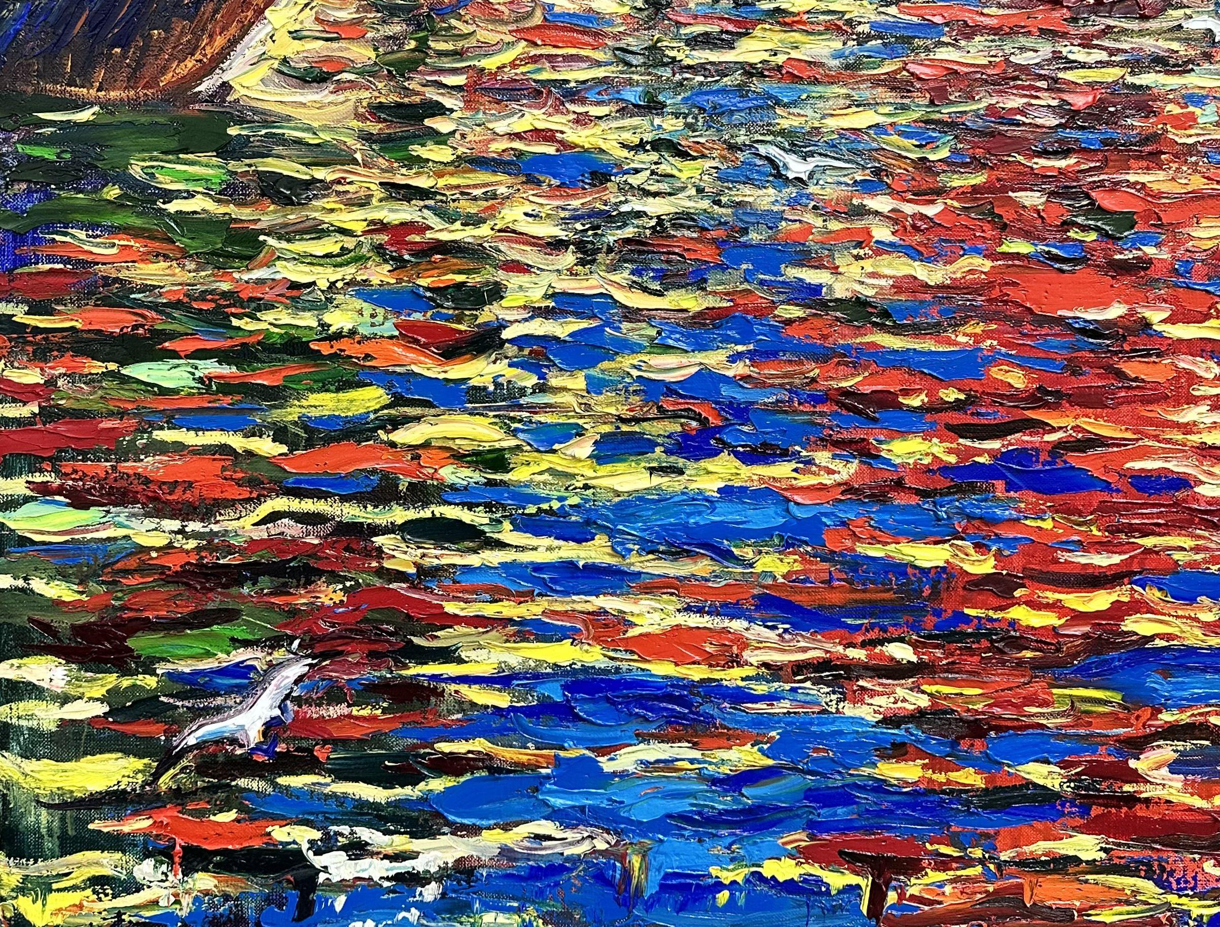 „Bright Venice“ Venedig, Italien, Gemälde, Öl auf Leinwand im Angebot 2