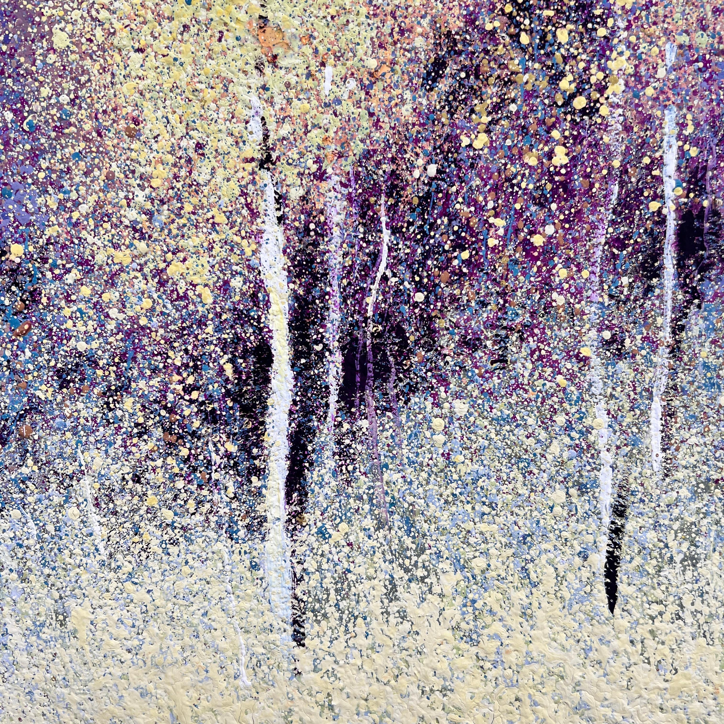 „Herbst unter dem Sternenhimmel“ (Braun), Landscape Painting, von Andrii Kovalyk