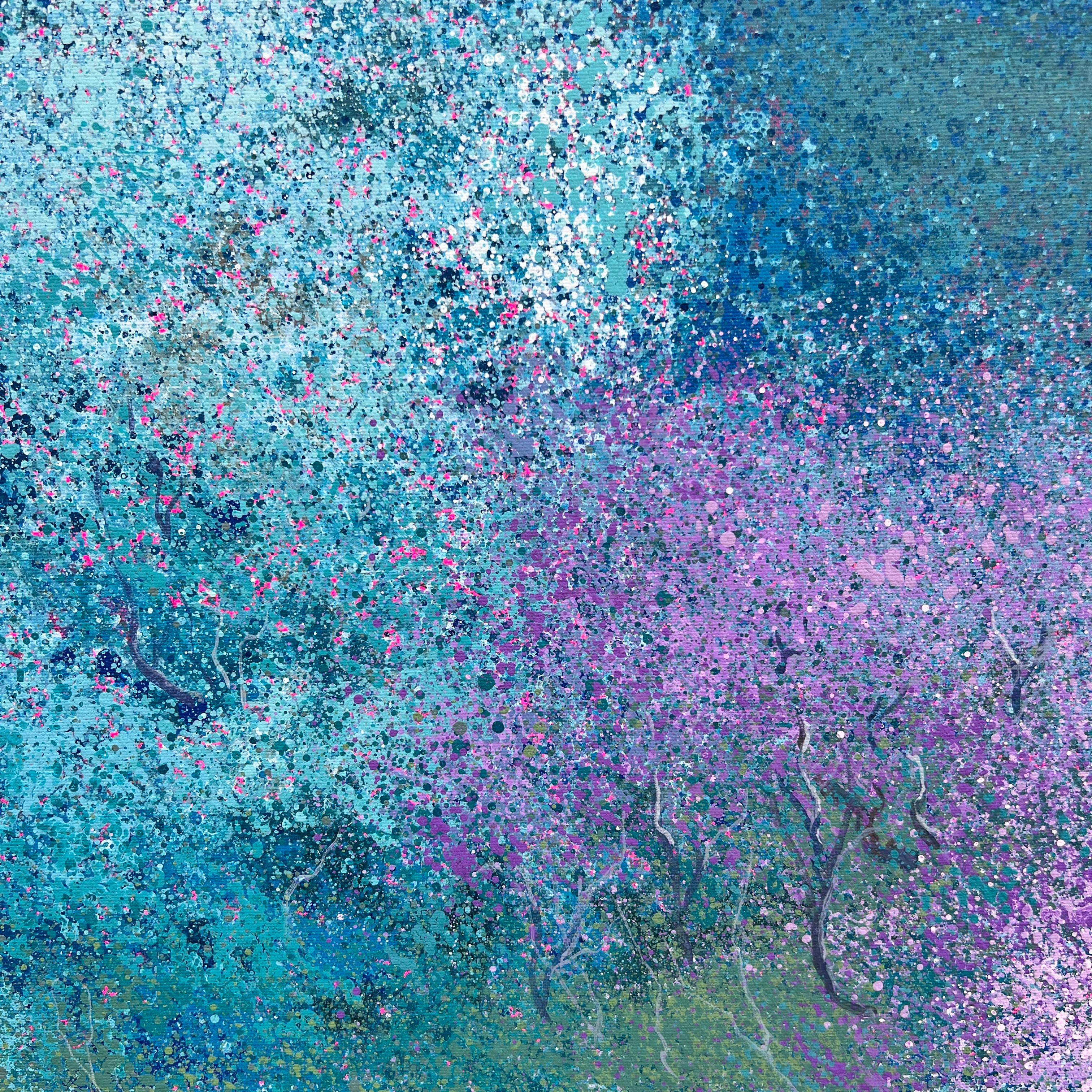 Cette mini-série n'est pas née de références photographiques, mais du plus profond de mon cœur - un écho de mes rêves et de mes émotions à propos des Carpates. Dans ces peintures, la nuit et le jour s'entremêlent, créant un espace entre la réalité