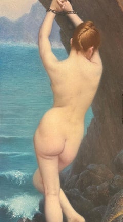Andromeda Chained To The Rock, A. Barrè, Circa 1900