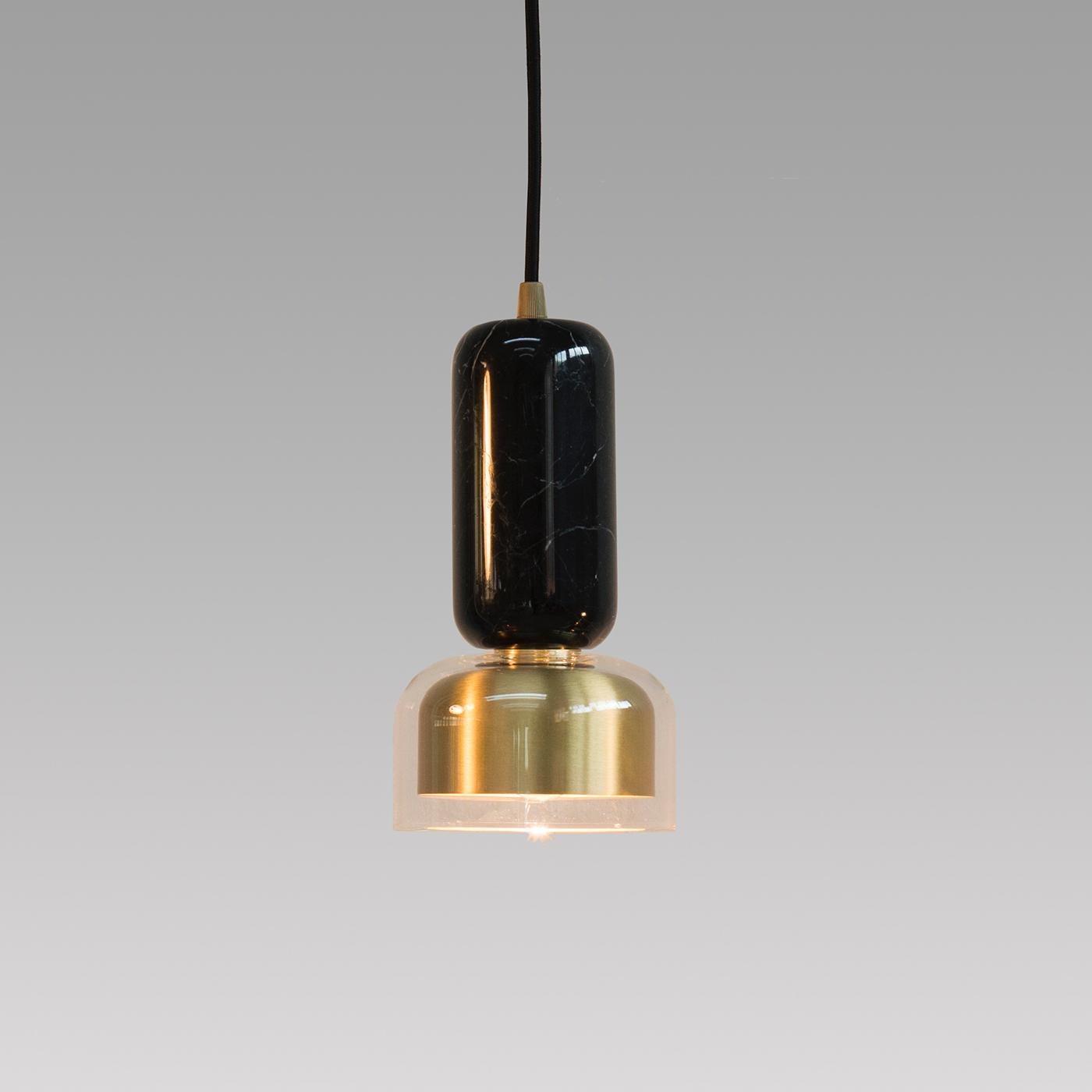 Andromeda pendant lamp is the result of a cooperation between Matlight Milano with Italian and international designers, to take advantage of increasingly creative use of marble and stone in the lighting industry. Andromeda pendant lamp is designed