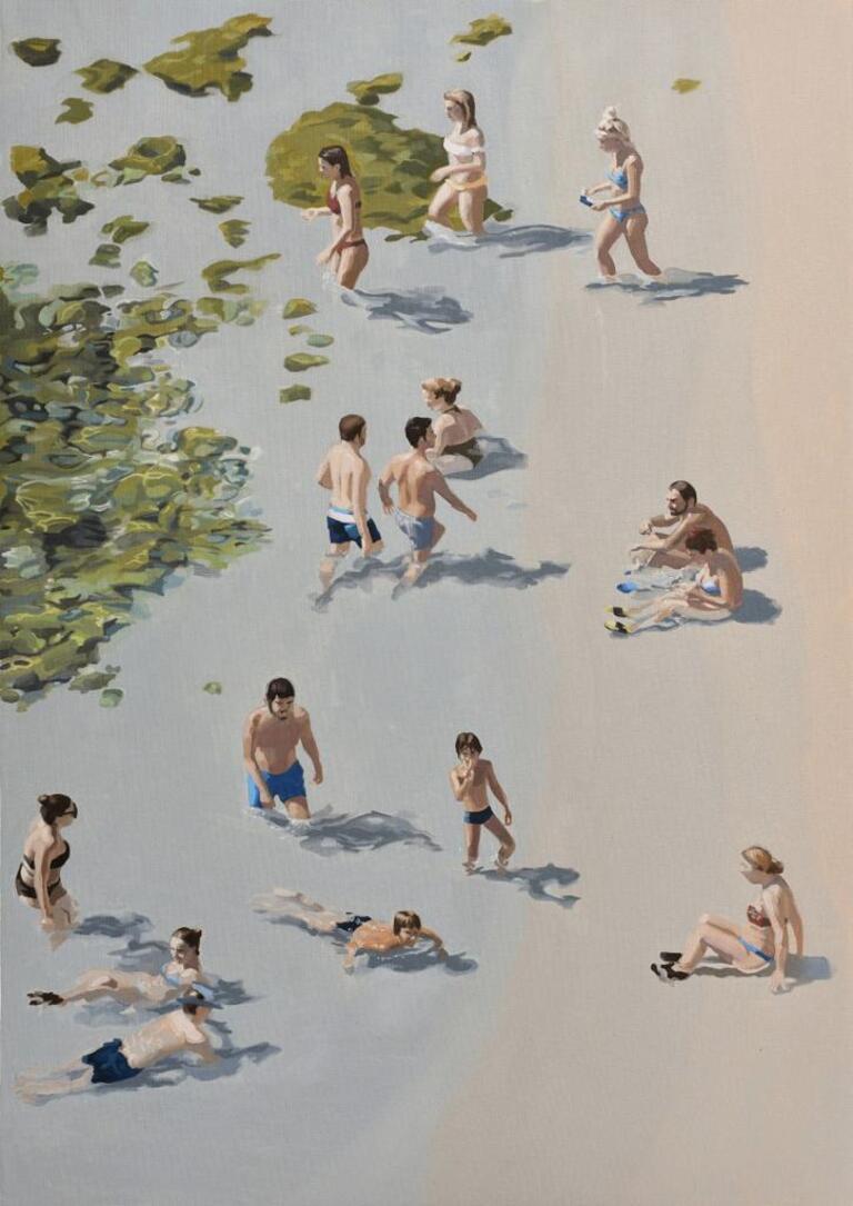Dubrovnik (Agua y arena) (Zeitgenössisch), Painting, von Andrés Comastri