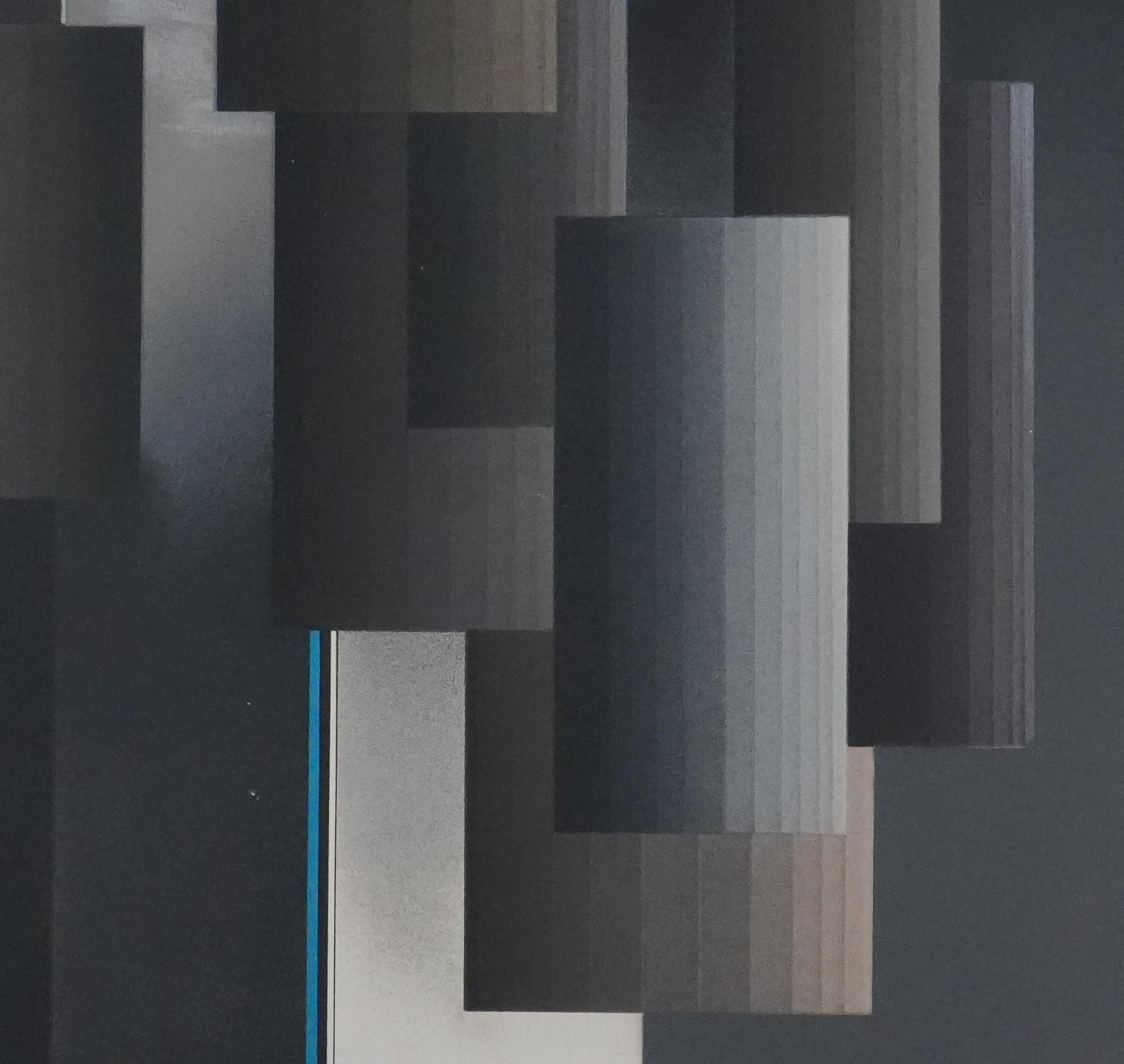 Black Composition - Lithograph Original Signed For Sale 1