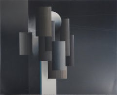 Black Composition - Lithograph Original Signed