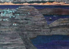 Horizonte - Siglo XXI, Pintura acrílica contemporánea y técnica mixta Paisaje