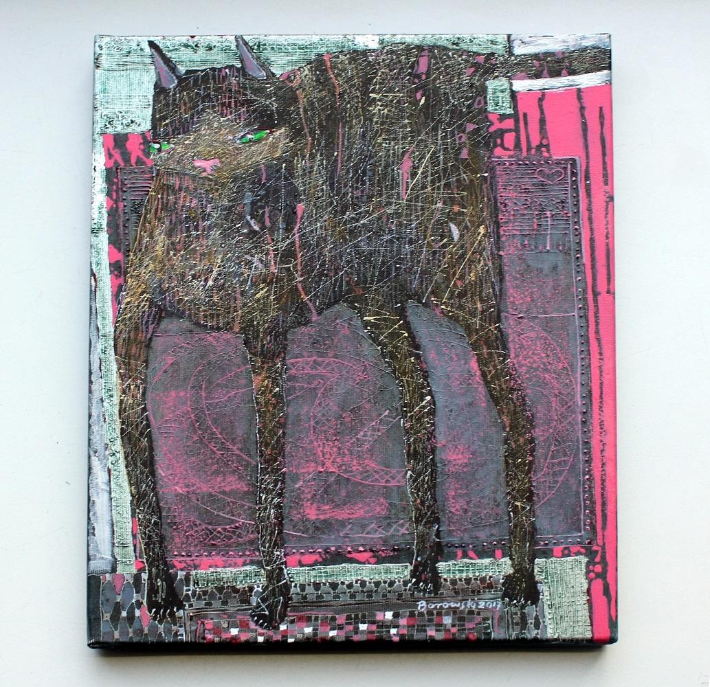 Jaipur siglos XXXVII - XXI, Pintura acrílica y técnica mixta, Vívida - Painting de Andrzej Borowski