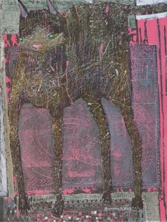 Jaipur XXXVII - XXI century, Acrylic and mixed media painting, Vivid