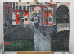 Ponte Vecchio - XXI Century, Landscape, Contemporary Painting, Italy