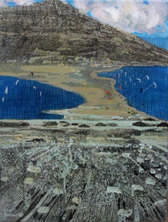 Rodos- Prasonisi II - XXI century, Landscape, Acrylic and mixed media painting