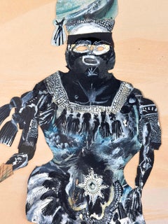 Collages surréalistes - Designs de costumes pour L'Invalide imaginaire de Molière