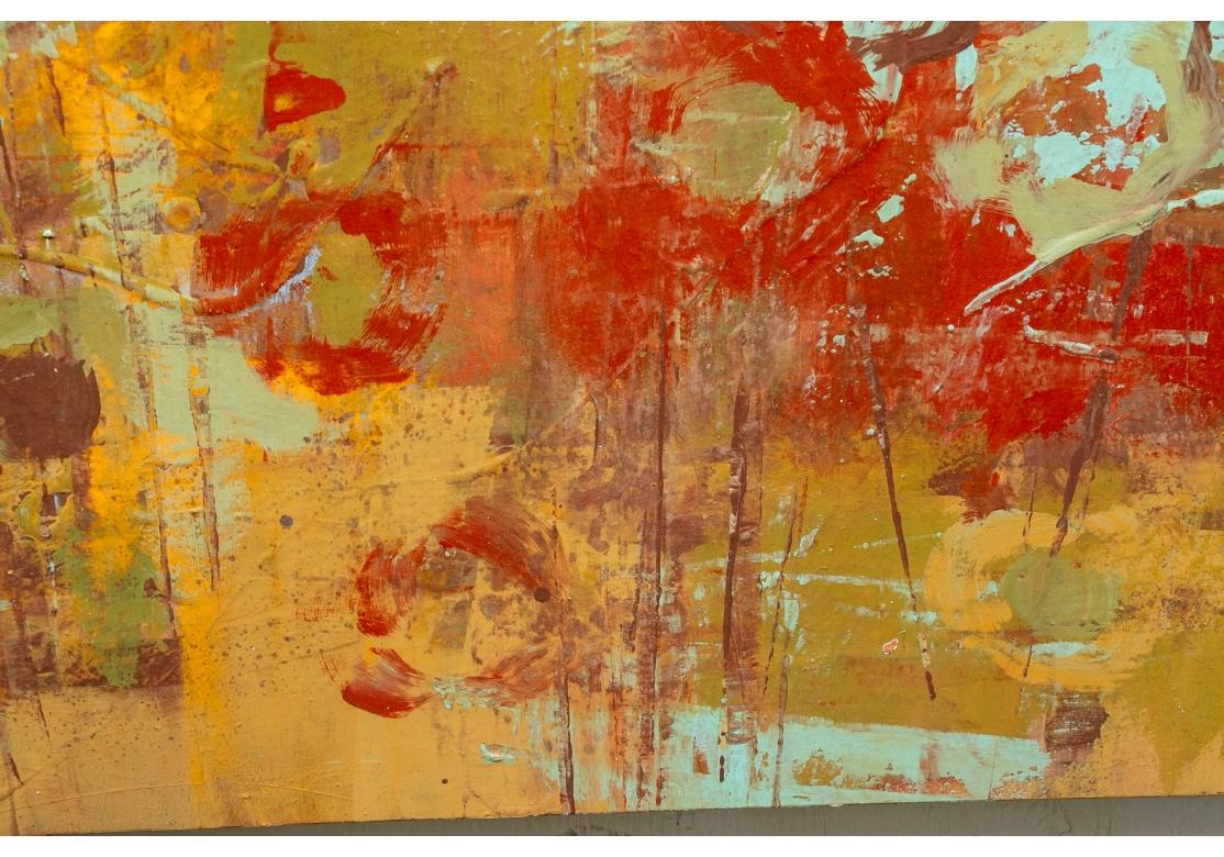 Andrzej Michael Karwacki  „Green Whispers“ Acryl auf Täfelung (amerikanisch) im Angebot