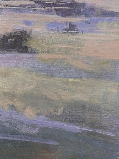 "Last Light" (2025), Oringinal Midwestern Landscape, Oil Painting