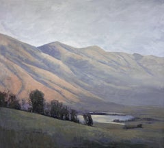 "Last Light" (2025), Oringinal Midwestern Landscape, Oil Painting
