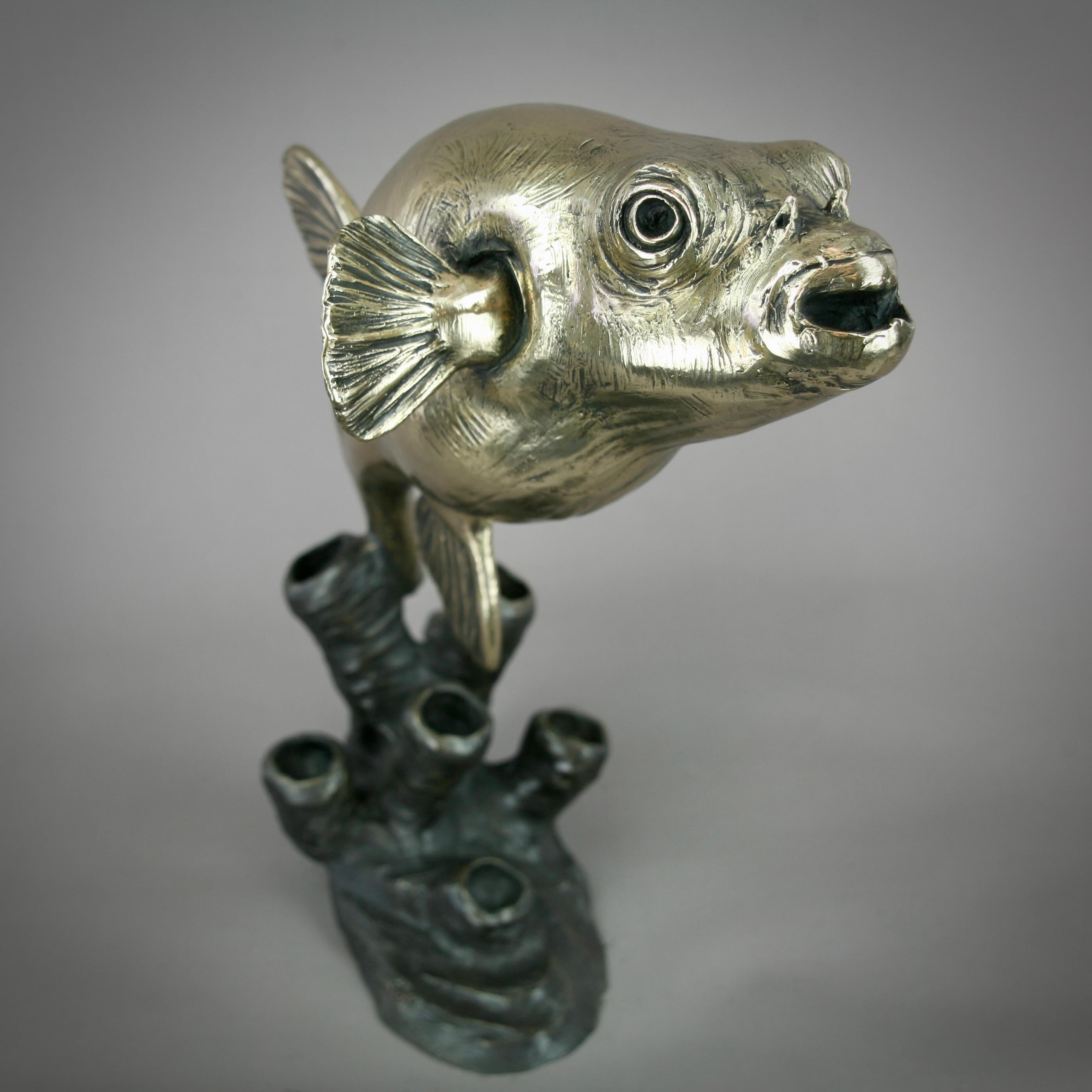 Bontana -original modern bronze wildlife marine sculpture - contemporary Art For Sale 1