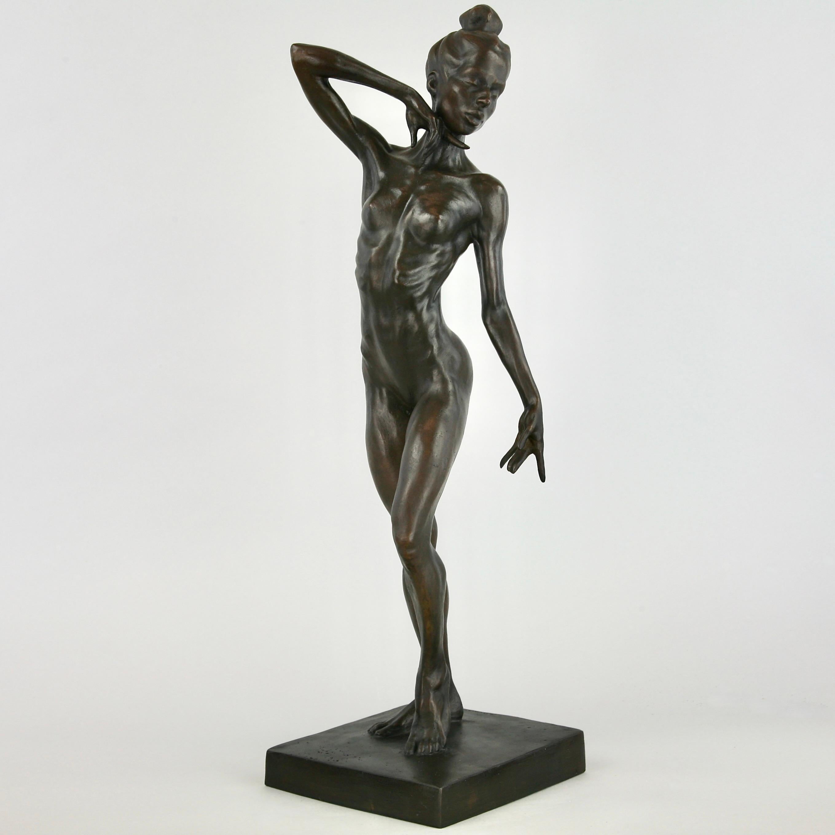 Debora Lima-original figurative female dancers bronze sculpture-contemporary Art For Sale 1