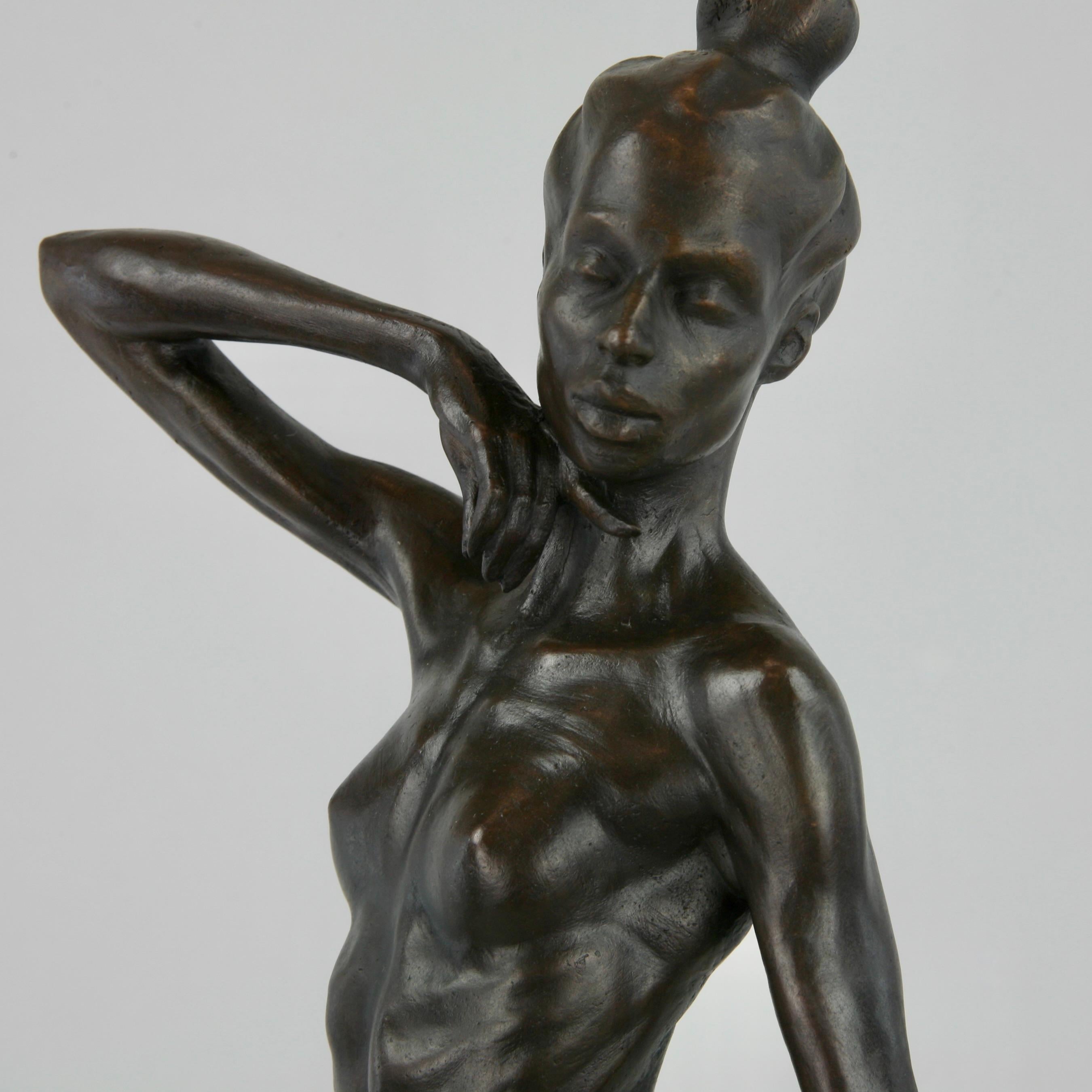 Debora Lima - sculpture en bronze de danseuses figuratives originales - art contemporain en vente 2