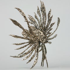 Devil Firefish- bronze sculpture  ocean Contemporary sea wildlife cast